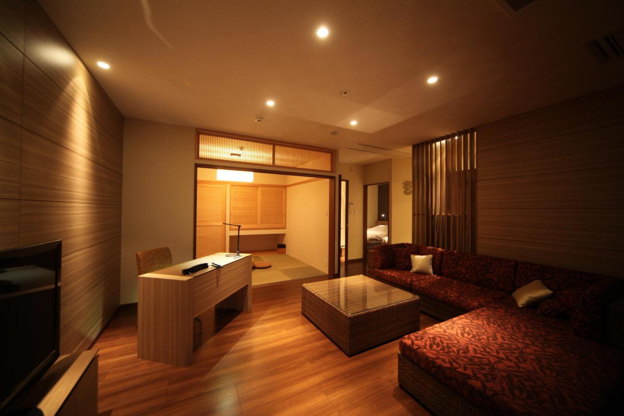 Amane Resort Seikai Beppu Camera foto A room at a ryokan