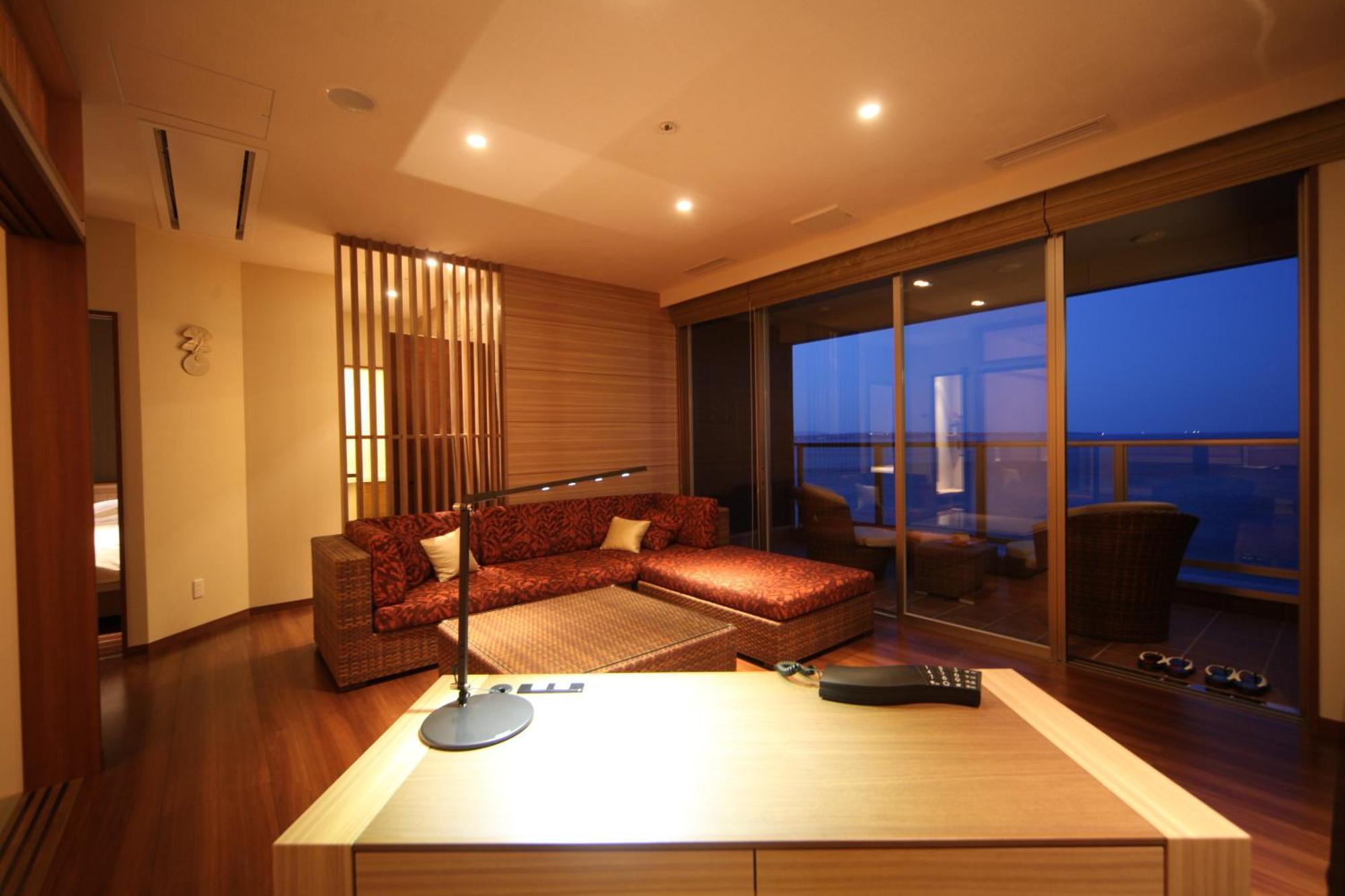 Amane Resort Seikai Beppu Camera foto A suite at the hotel