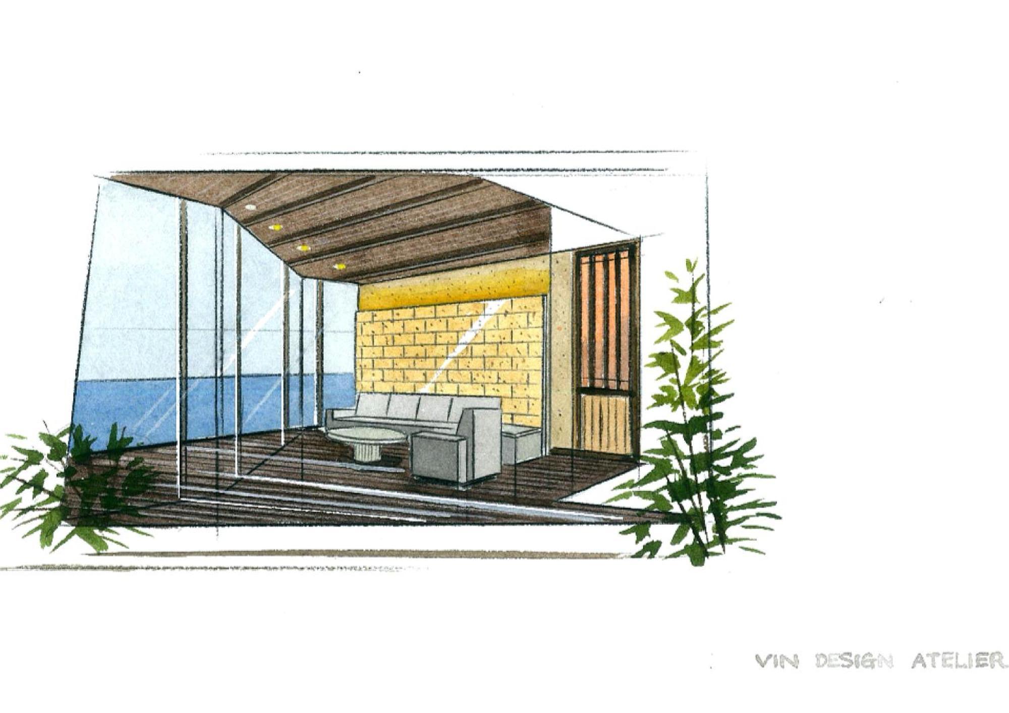 Amane Resort Seikai Beppu Camera foto Interior design sketch