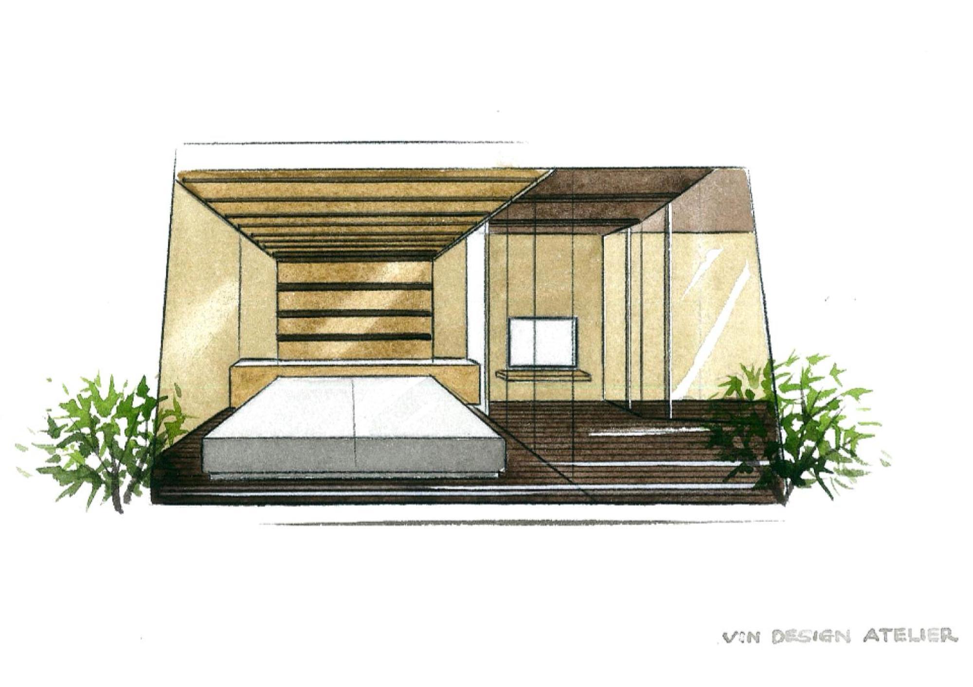 Amane Resort Seikai Beppu Camera foto A conceptual sketch of the proposed station.